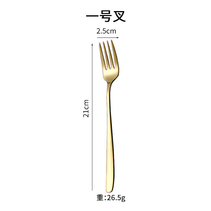 304ステンレススプーン韓国式食器長柄家庭用デザートフォークスプーン洋食ステーキナイフフォークコーヒースプーン卸売り|undefined
