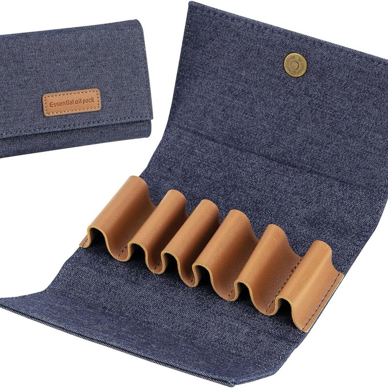 Amazon New Essential Oil Carrying Bag Portable Bottling Bag 10ML Roller Bead Bottle Storage Bag Essential Oil Bottle Storage Bag