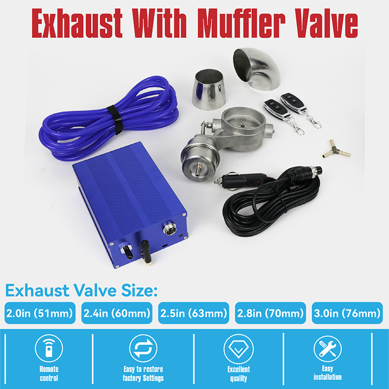 Remote Control Car Exhaust Pipe Modification Sports Car Sound Variable Exhaust Valve Modification Universal Exhaust Pipe Sound Modification Street Explosion