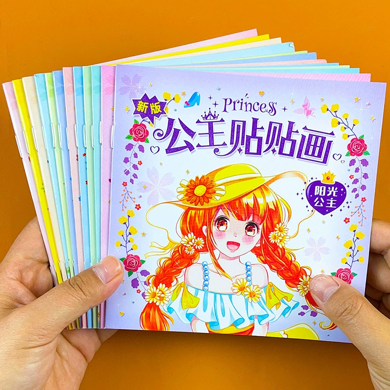Умная игрушка для принцессы для переодевания, книга с наклейками, 3–6 лет, раннее образование, тренинг, мозговой штурм
