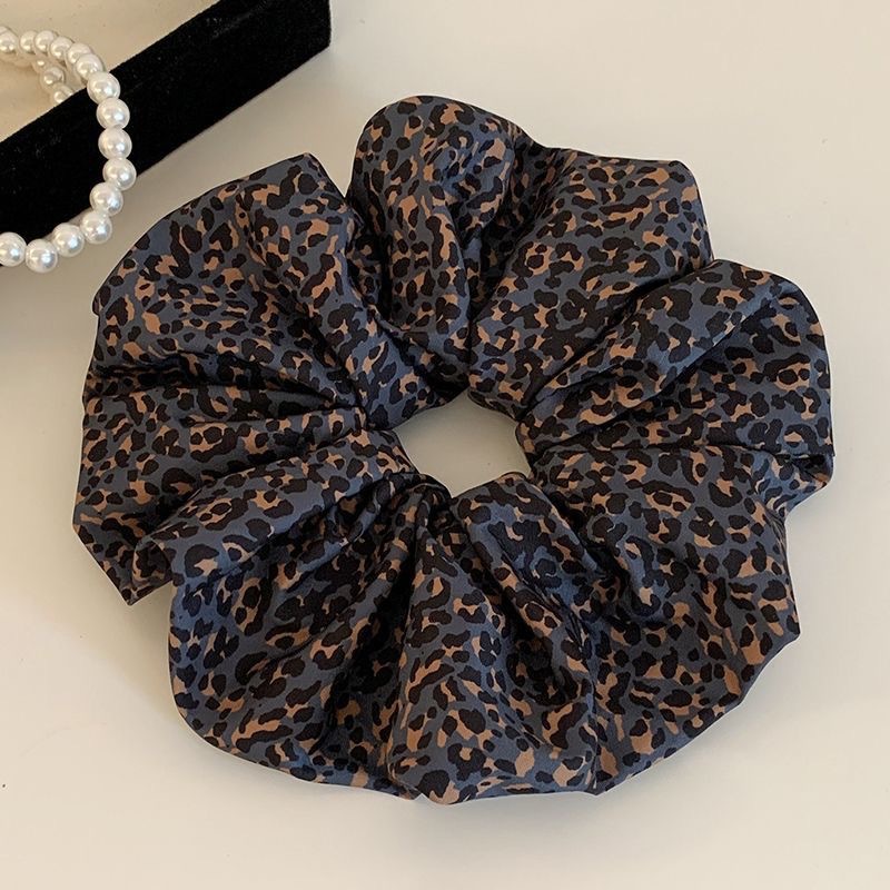 33# blue coffee small spot large intestine hair tie about 19cm