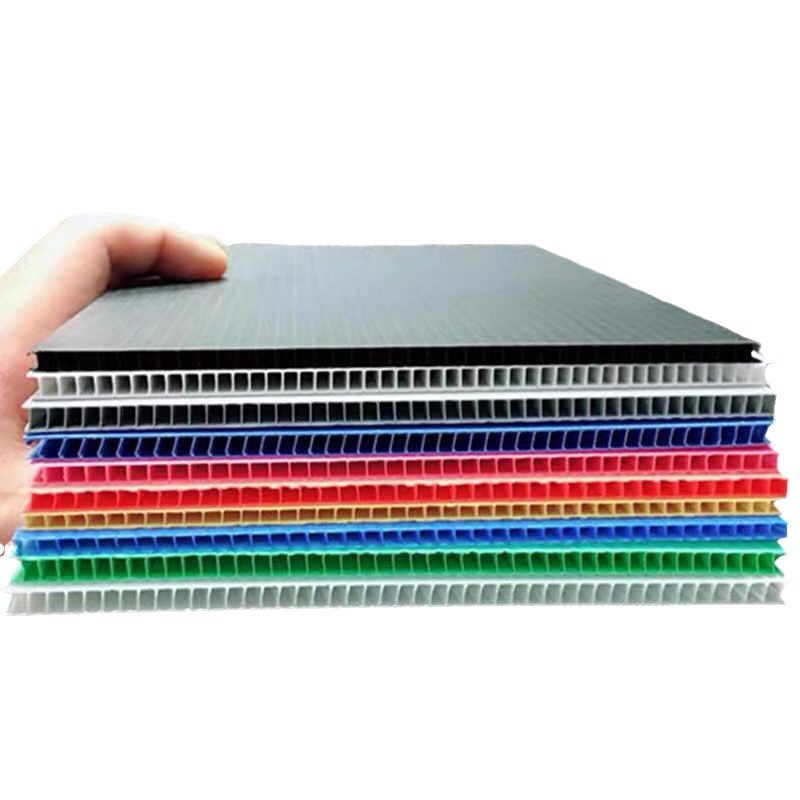 供应防静电周转隔板五颜六色塑胶PP瓦楞板隔板免费提供样板