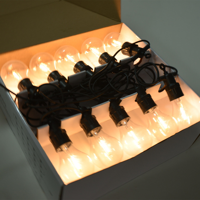 LED courtyard decorative bulb string manufacturers wholesale waterproof lamp headband bulb string outdoor lawn bulb lamp belt