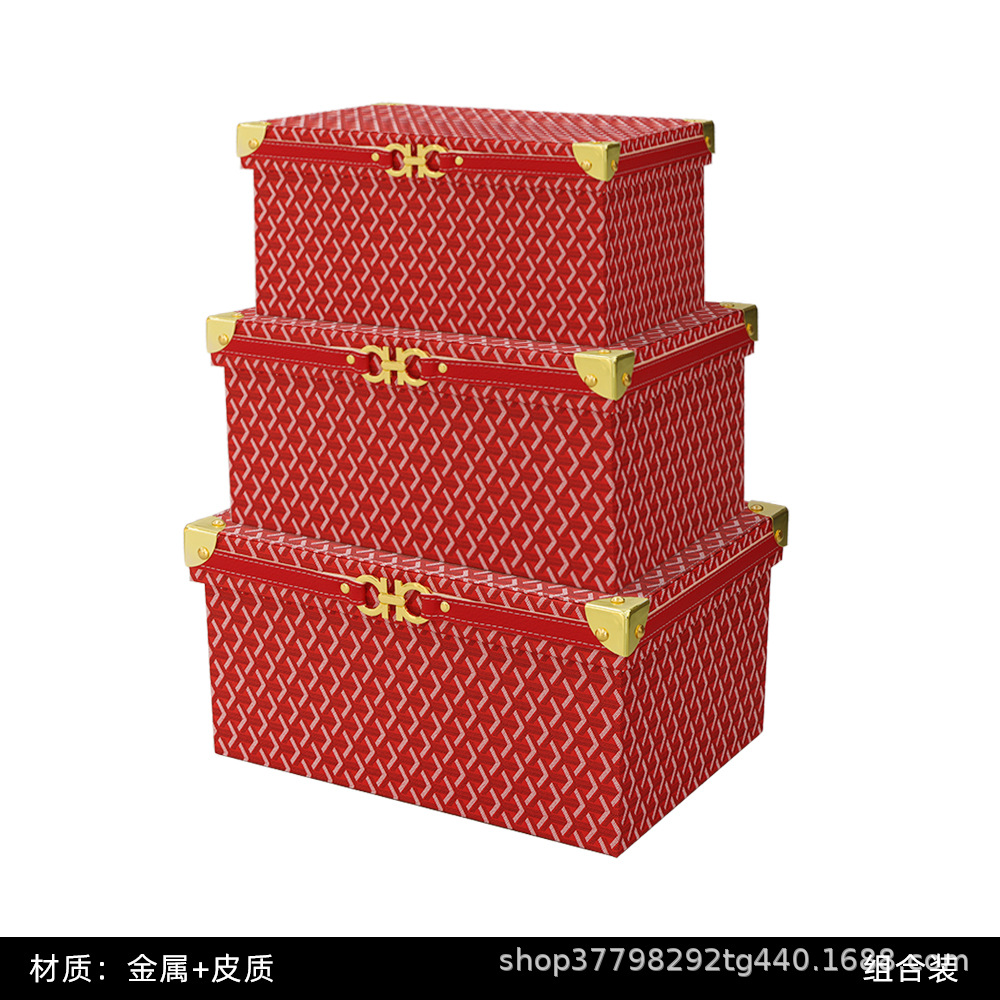Red storage box