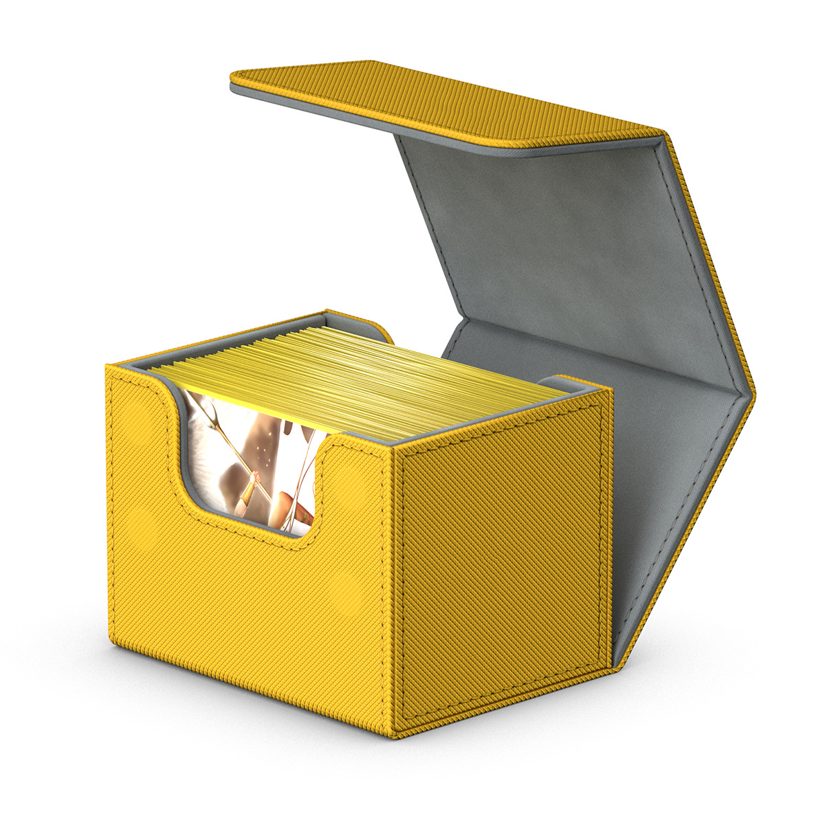 De gama alta de 100 + multi-funcional PU caja de tarjeta de juego de mesa MTG Ultraman tarjeta Bao Ke Meng Wanzhi tarjeta de almacenamiento al por mayor