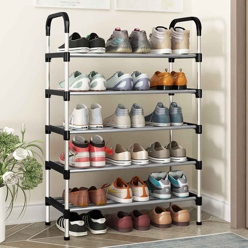Shoe Rack for Home Entrance, Multi-Layer Indoor, Stylish and Simple Dormitory Shoe Cabinet, Small Narrow Design for Rental Apartments, Entryway Use
