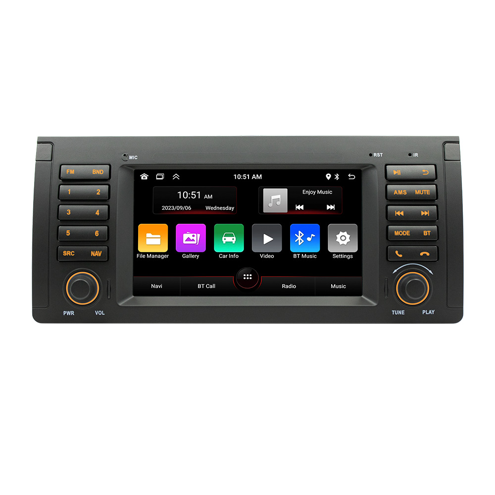 Aplicable para el reproductor Bluetooth montado en el automóvil BMW E39 Fang Yitong Android GPS de navegación todo en uno en 2002 ~ 08