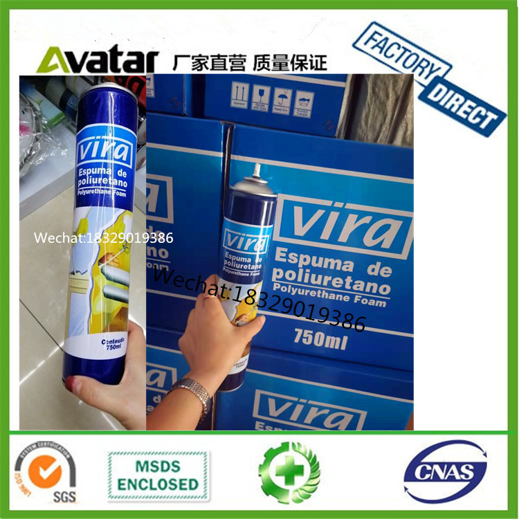 VIRA 膨胀88倍发泡胶 泡沫膨胀胶 发泡剂聚氨酯泡沫填缝填充剂