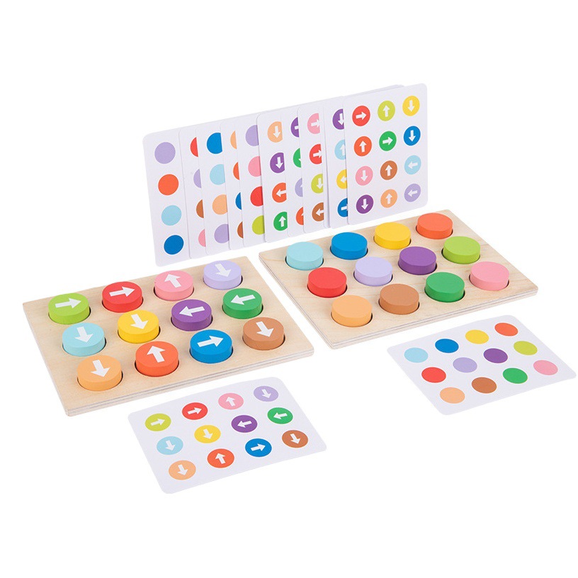 Flecha de los niños Juego color bloques construcción dirección batalla atención concentración entrenamiento educación temprana Juguetes