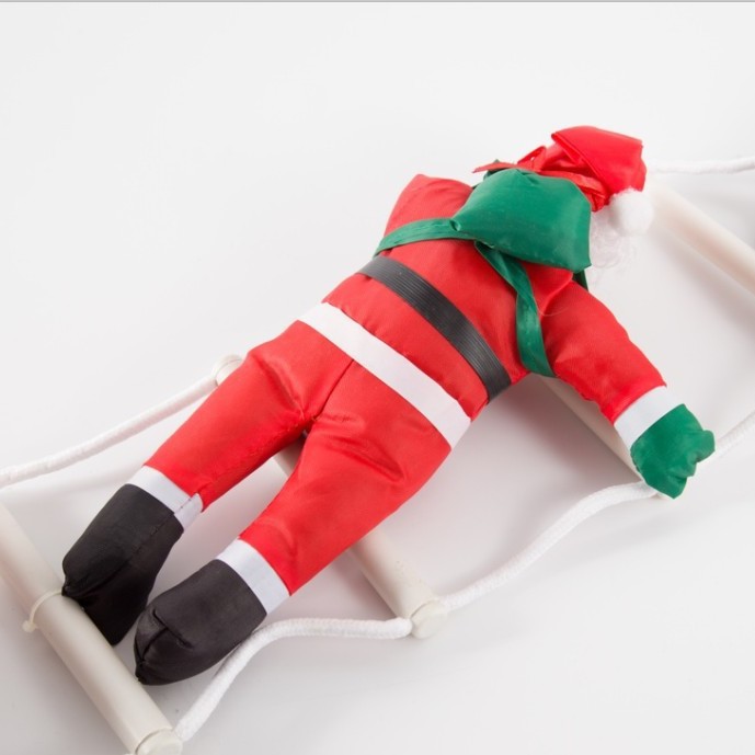 Navidad decoraciones 25cm2 persona escalera Santa Claus colgante Santa Claus muñeca ventas directas de la fábrica