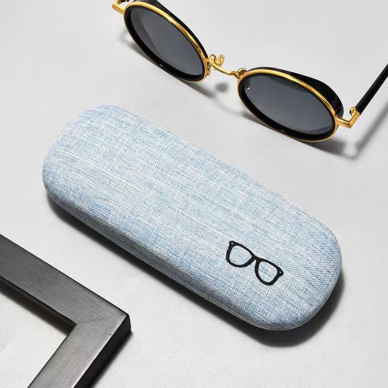 Factory wholesale retro glasses box high-grade men's portable anti-pressure Japanese myopia sunglasses women's storage