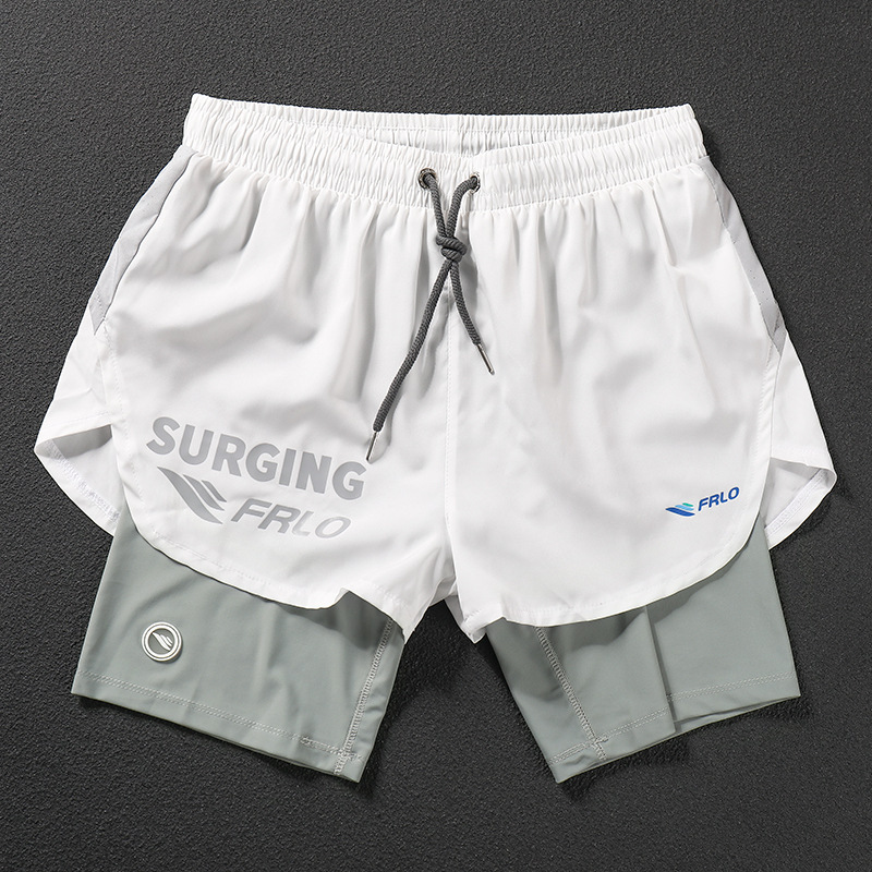 Swimming Trunks Long Men's Anti-Embarrassment Double-Layer Swimming Trunks Fitness Training Running Shorts Water Park Vacation Hot Spring Pants Swimming Trunks Long Men's Anti-Embarrassment Double-Layer Swimming Trunks Fitness Training Running Shorts Water Park Vacation Hot Spring Pants