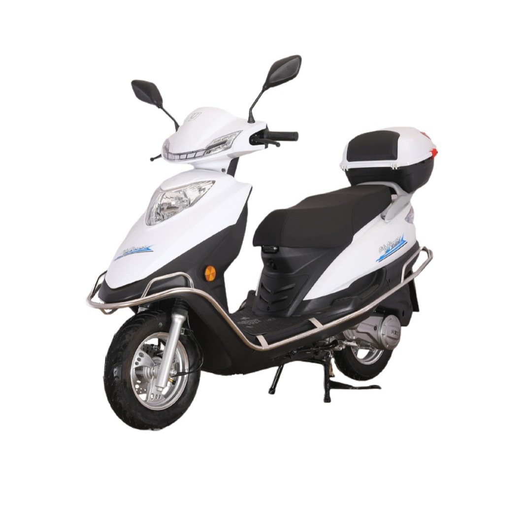 Nuevo taladro de lluvia 125 pedal motocicleta de gasolina eléctrica de dos ruedas de ahorro de combustible coche asistido de combustible coche completo puede ser licenciado