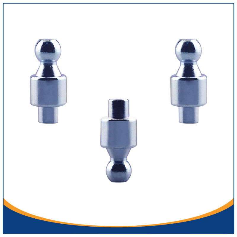 非标冷镦轴广东多工位厂家直销 高强度碳钢镀锌球头汽车销轴