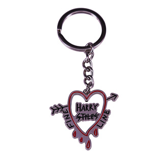 Harry Stiles album "Fine Line" theme keychain chic arrow heart-piercing design sound