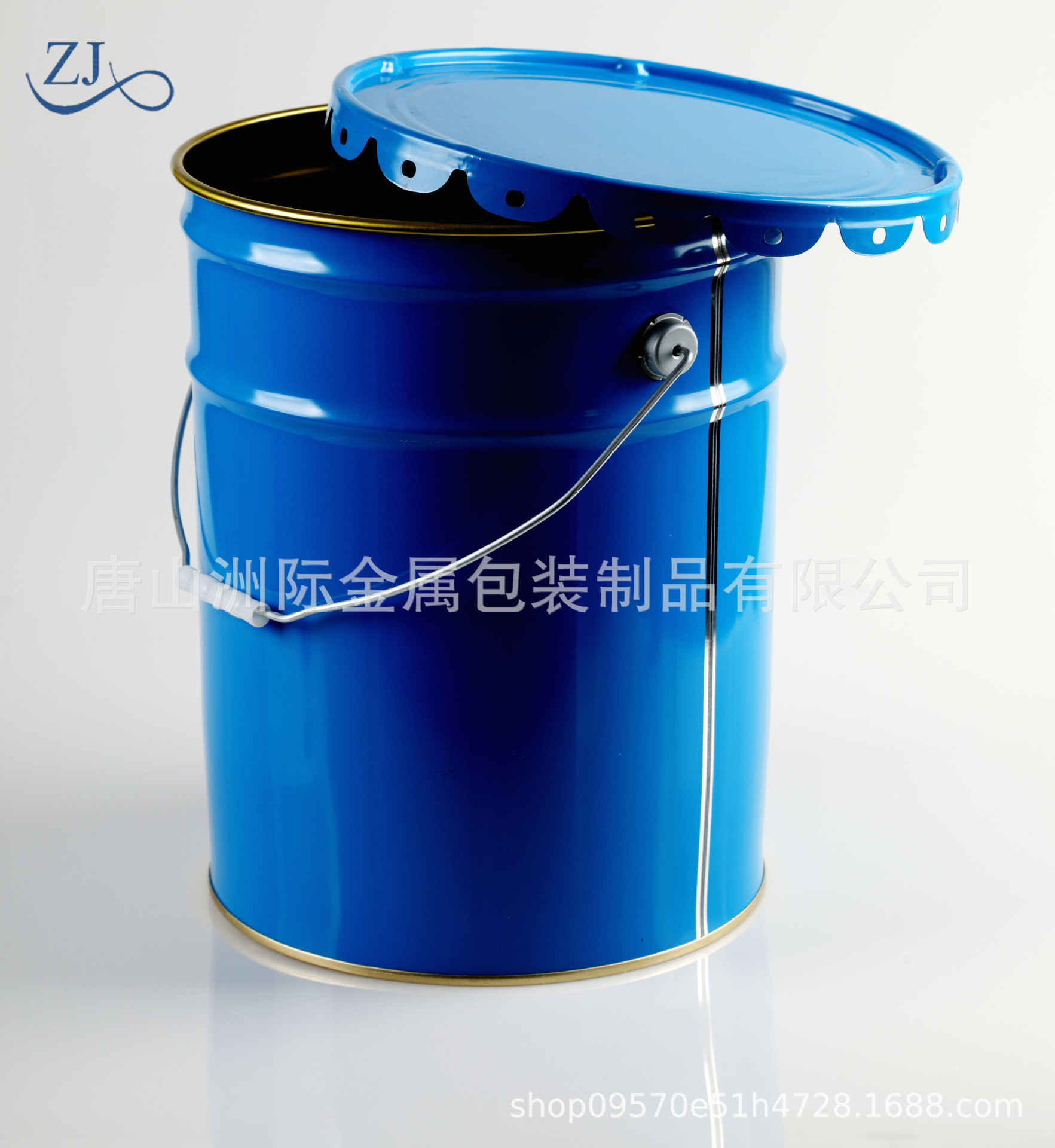 20L油漆金属涂料桶乳胶漆花兰桶水桶马口铁化工桶铁桶铁罐厂家