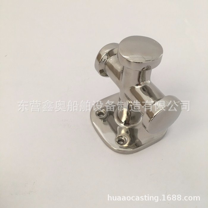 不锈钢316单十字系缆桩，不锈钢船用五金，镜面抛光五金