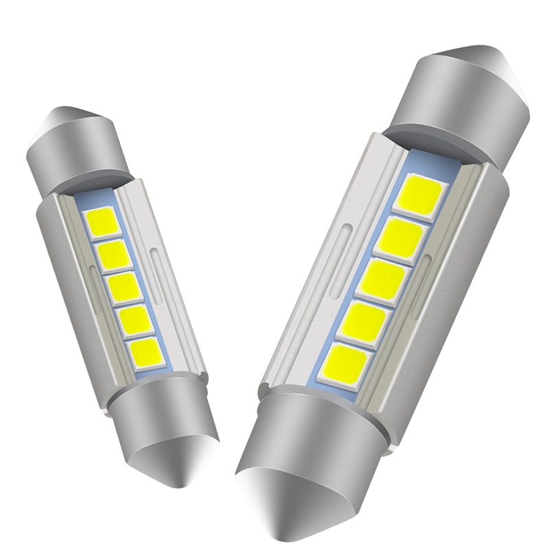 Luz de lectura LED de doble punta personalizada 31-41mm luz de matrícula de techo de automóvil de alto brillo decodificación LED luz de automóvil bombilla de automóvil