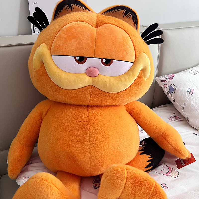 Genuine Garfield Big Movie, el mismo modelo de peluche de muñeca, regalo de muñeca de gato gordo de Garfield naranja