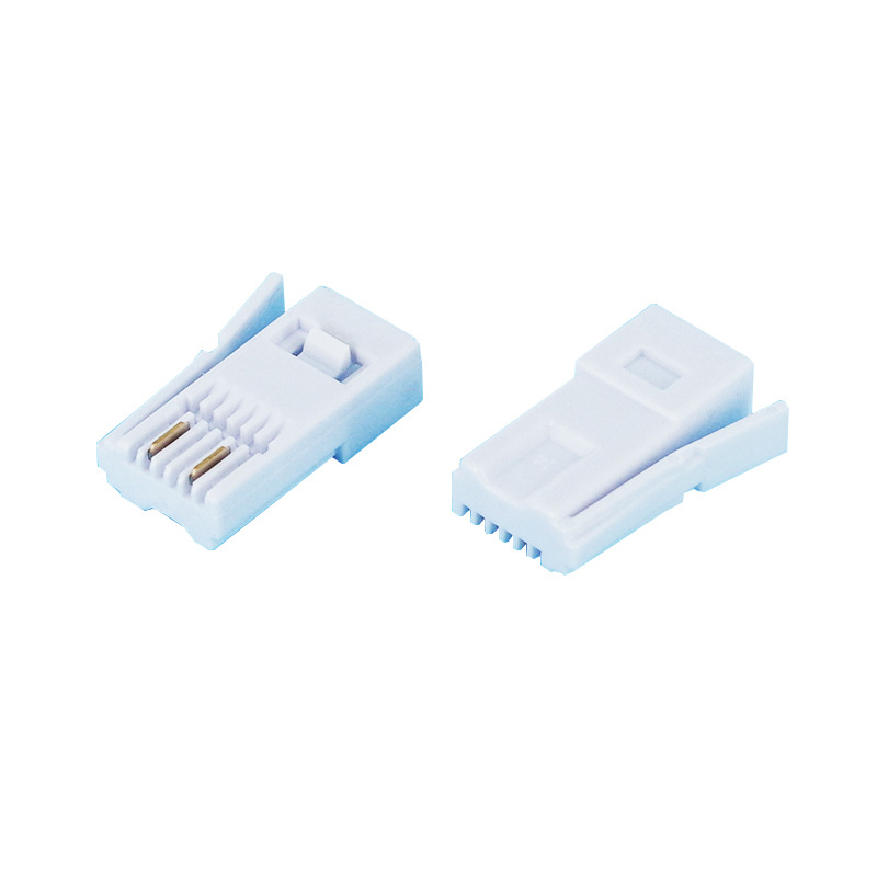 XD-UK-201 Q-5P 6P2C ����Ӣ�����ű�׼ˮ��ͷ RJ11�绰ˮ��ͷ