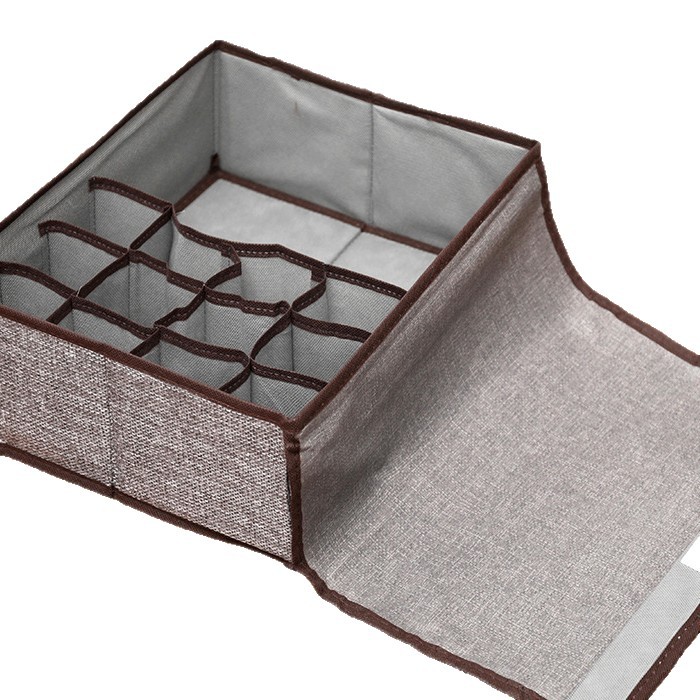 Caja de almacenamiento de calcetines con cubierta para ropa interior casera cajón de escritorio armario de almacenamiento de ropa de alta calidad
