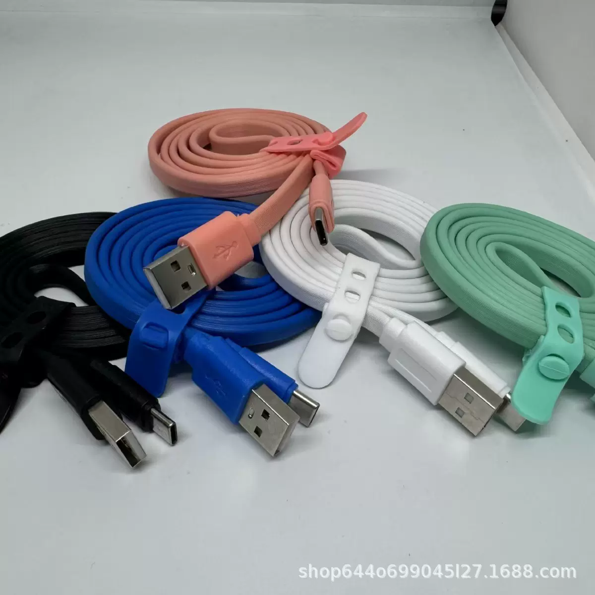 外贸批发非州热销面条线数据线彩色线手机数据线配件定制