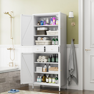 Home Living Room Storage Dust-Proof Storage Cabinet with Door for Children Multi-Layer Floor-Standing Iron Steel Storage Cabinet Manufacturer Customized