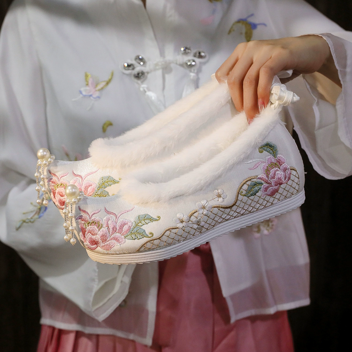 [Великолепная] новая обувь ханьфу для студенток в старинном стиле, Женская подходящая ханьфу, обувь в старинном стиле, увеличивающая внутренний рост, Han Element