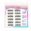 Glip-free 6 rows of 36 clusters of hairy feathers 12-13mm