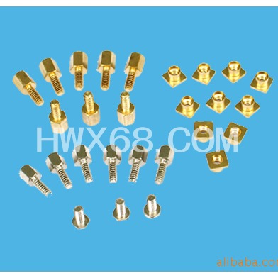 厂家加工【螺丝螺母 精密铜件 cnc轴类铜件】