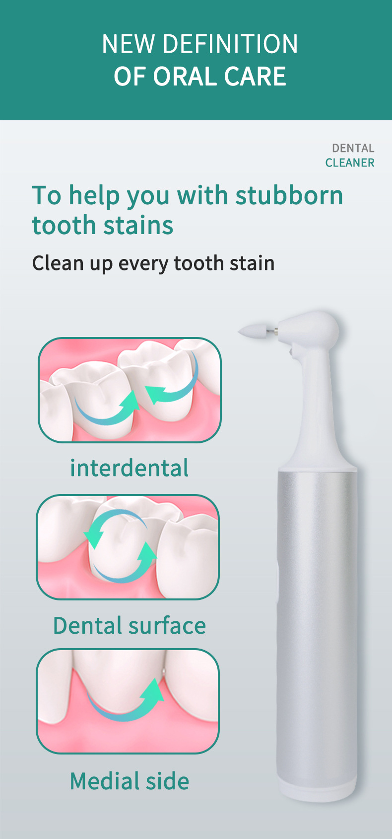 Electric dental polisher teeth whitening polishing machine