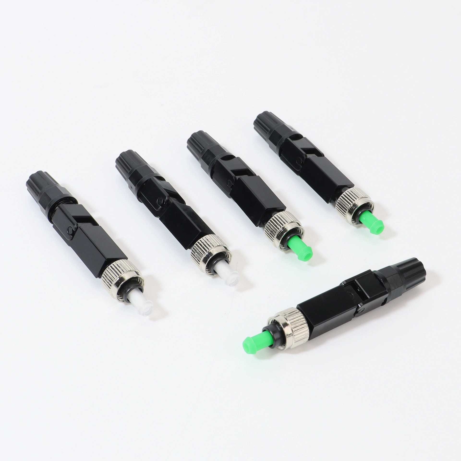FC cold connector, embedded fiber optic fast connector, leather cable connection, telecommunications-grade fast connection