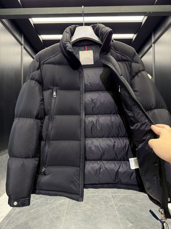 蒙家25sMatte Black欧洲限定款冬季短款男士鹅绒羽绒服夹克外套|undefined