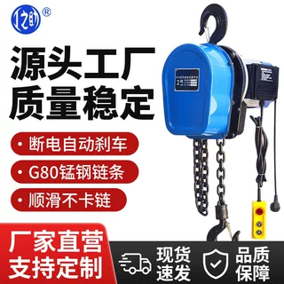 跨境批发环链电动葫芦 电动葫芦1吨2吨3吨电葫芦 220v倒链提升机