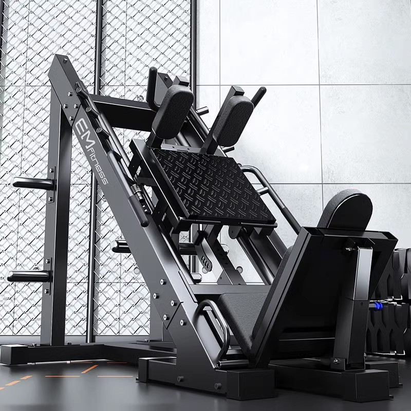Máquina de pedal inverso, entrenador de pedal recto doméstico, máquina de cuclillas de 45 grados, máquina de cuclillas comerciales, equipo de ejercicios de piernas
