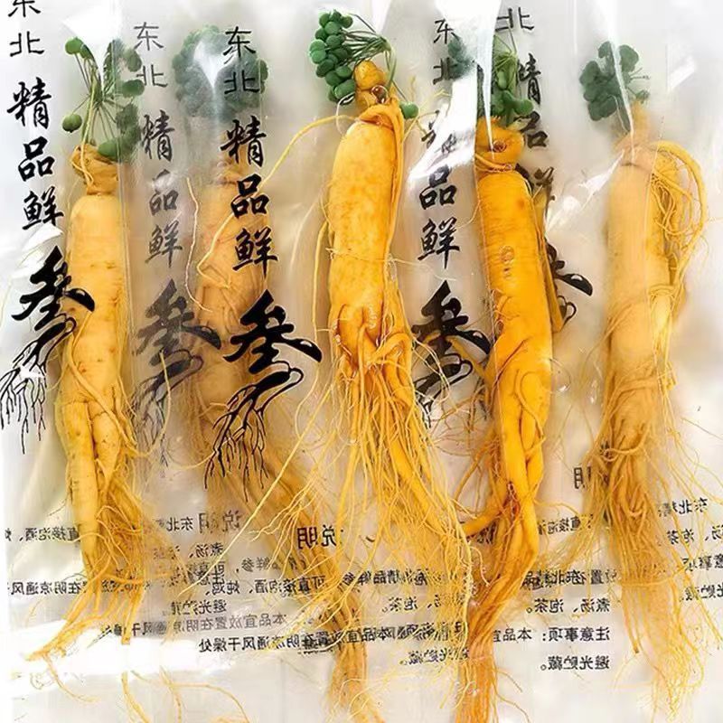 Independent packaging of Northeast specialty preserved ginseng in various specifications for liquor brewing and soup cooking, wholesale manufacturer of Changbai Mountain preserved ginseng