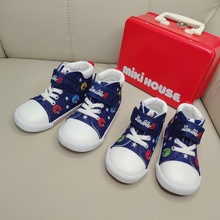 纯原Dan日本MIKI*新款DB爆炸头二段儿童学步鞋爆炸头小黑熊童鞋