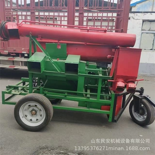 全自动提粮装打苞米机四轮车带的打玉米机背负式大型玉米脱粒机