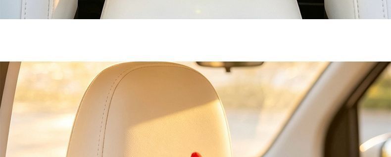 Headrest suitable for all seasons, same style lumbar support cushion, waist-protecting pillow, cartoon car seat cushion, cute car pillow