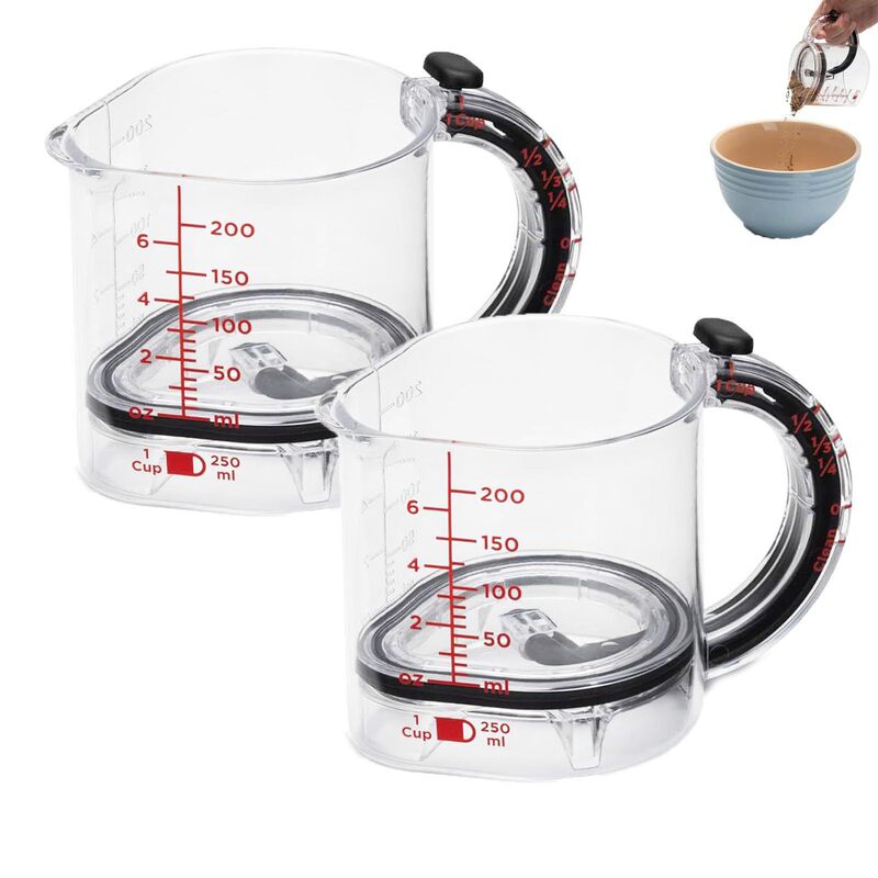 跨境热销1-in-all adjustable measuring cup 一合多用可调节量杯|undefined