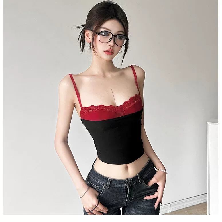 [Трансграничная оптовая торговля] 2025 новый продвинутый ретро-контрастный маленький V-образный вырез