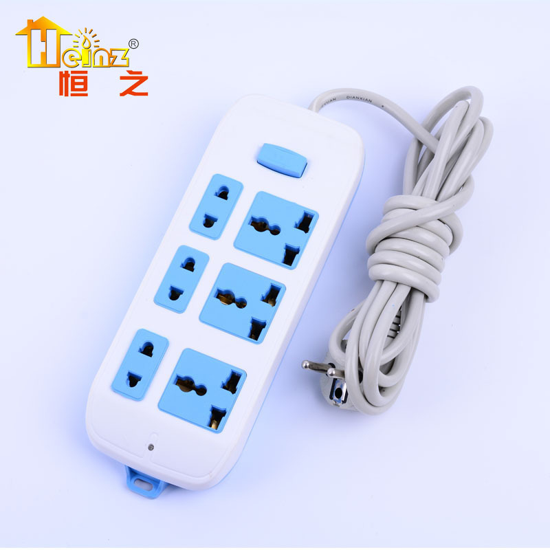 Nuevo enchufe A83 azul multifuncional conmutador de cable de extensión móvil de alimentación placa de conexión de enchufe al por mayor