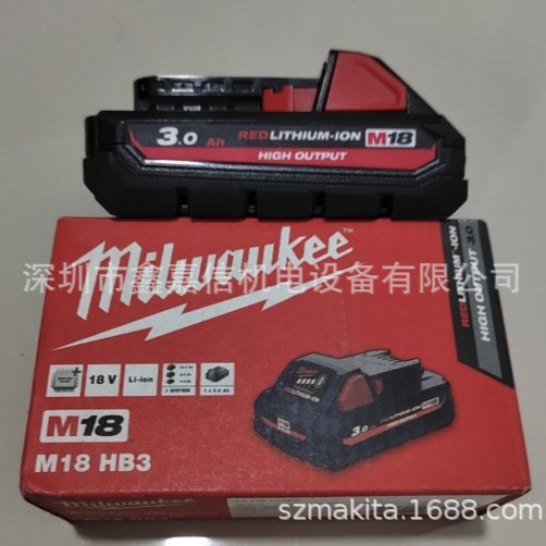 批发米沃奇鋰電池 M18 HB3