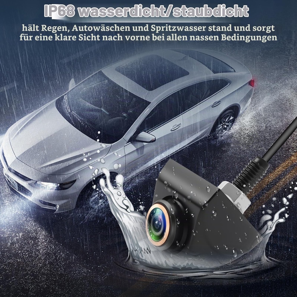 Universal Korean-style external front-view right-side blind spot AHD1080P high-definition night vision car reversing camera