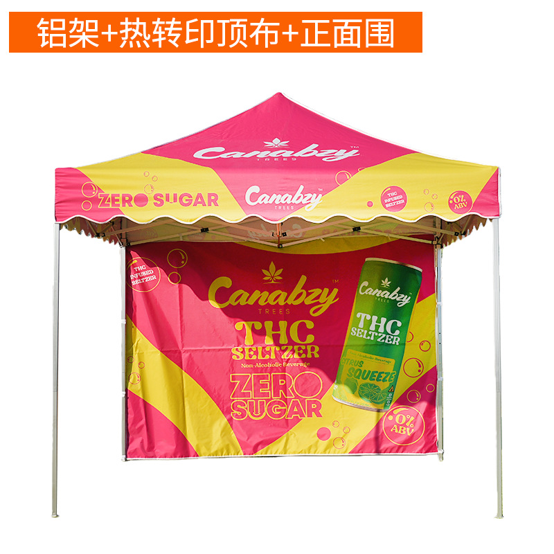 Comercio exterior transfronterizo exhibición de publicidad al aire libre comercial 3 × 3 marco de aluminio exhibición de paraguas de cuatro ángulos tienda de campaña personalizada