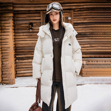 8828中学生冬季羽绒服新款少女高初中生长款青少年大童学院风外套