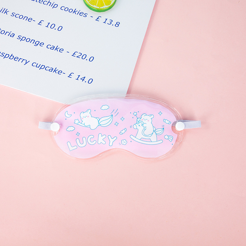 아이스 아이 마스크-핑크 곰