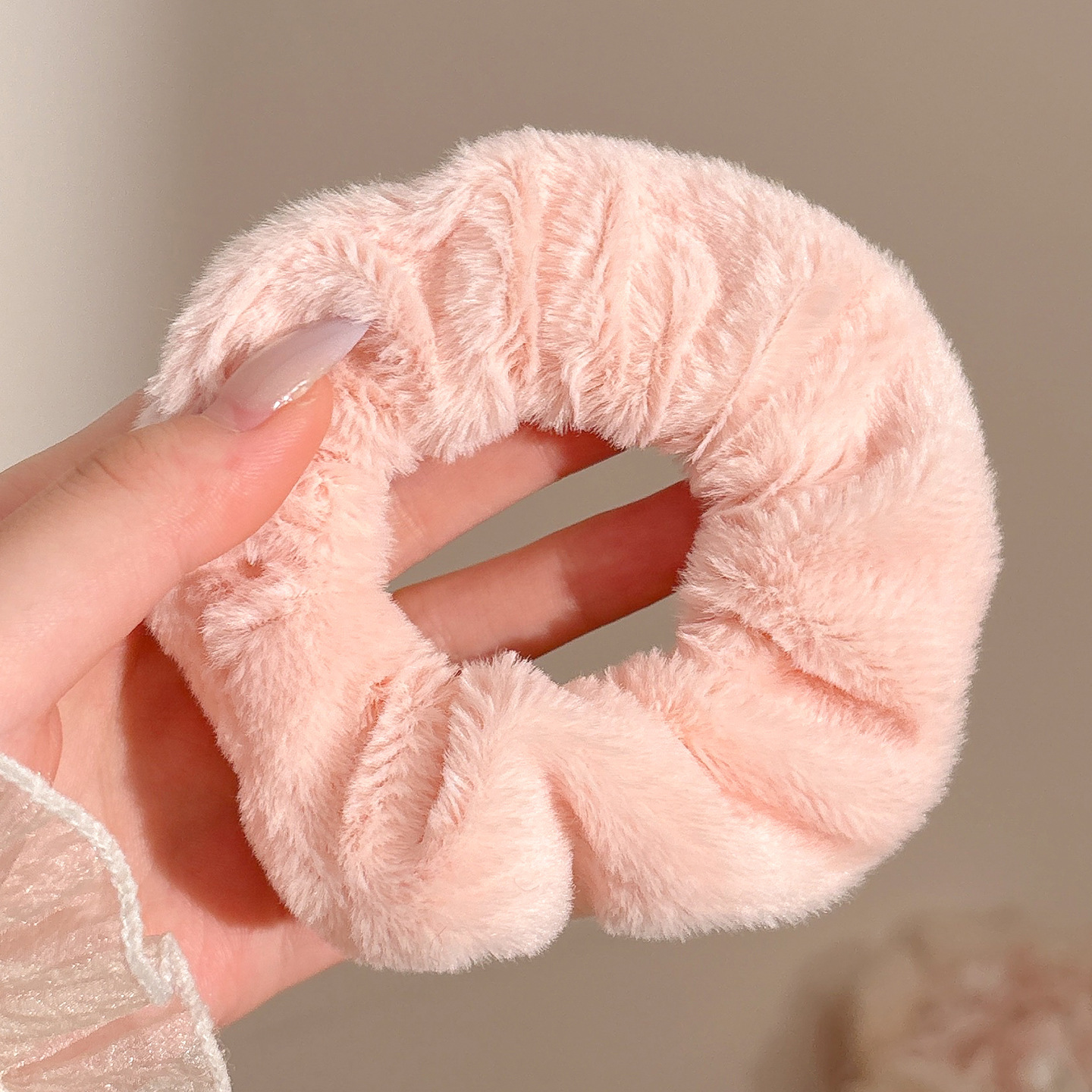 Encaje retro francés, diadema de intestino grueso, mujer 2025, nuevo estilo, cuerda para el cabello, banda de goma, lazo, dulce cuerda para el cabello, accesorios para el cabello