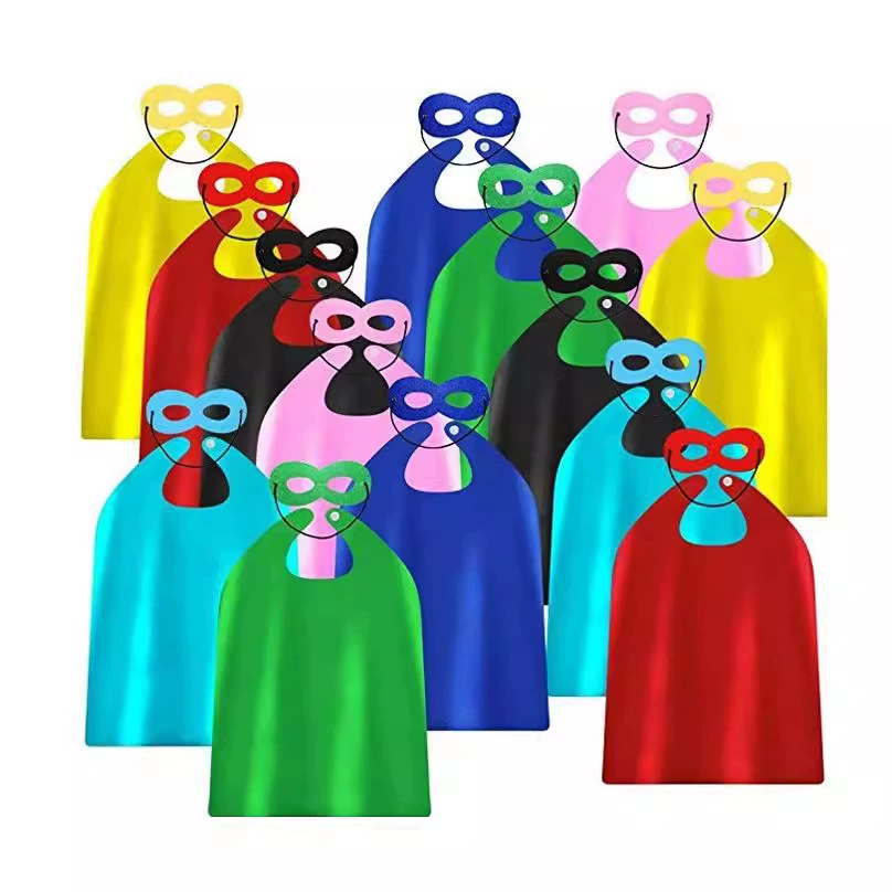 Плащ Плащ Детский Плащ Супермен Плащ Хэллоуин Плащ Плащ Плащ плюс повязка для глаз