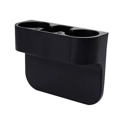 Boxes, Car Seat Storage Boxes, Car cup holder/beverage holder - 14-leather-free-water-bottle-holder-single-black